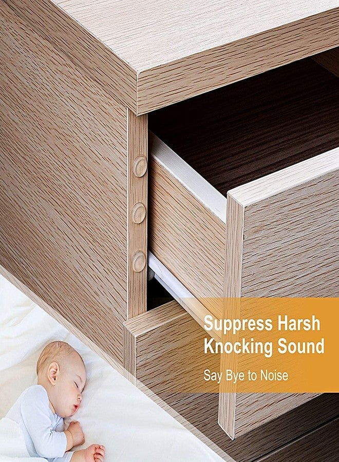 DROPOSALE Door Bumpers Clear Self Adhesive Pads, Cabinet Stoppers, Rubber Bumpers For Drawers, Cupboards, Cutting Boards, Glass Tops, Picture Frames, Kitchen Furniture (100) - Image 4